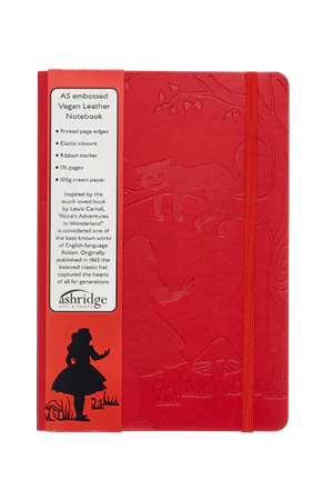Alice’s Adventures in Wonderland Notebook with Stencilled Edge